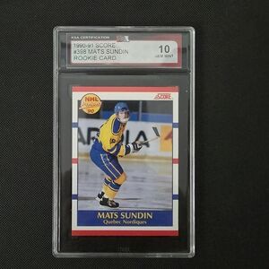 NHL Mats Sundin Rookie Card - Blue and Yellow